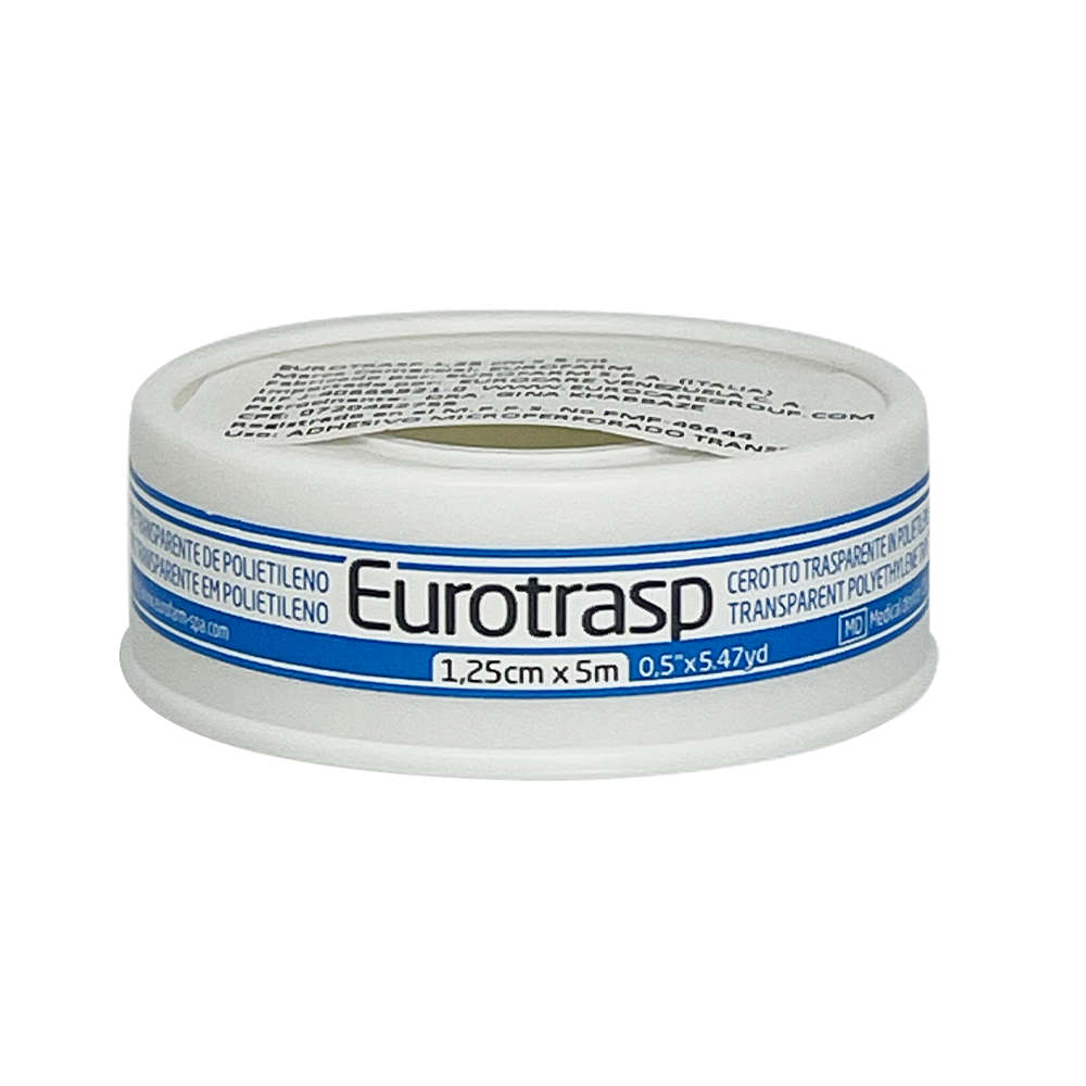 EUROTRASP 1,25CM X 5MT (TRANSPORE) X UND.